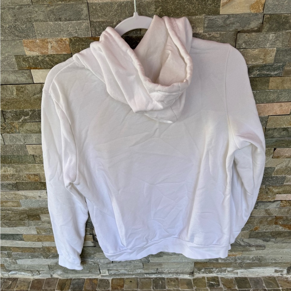 PUMA womens White Hoodie Sweater - Picture 4 of 6